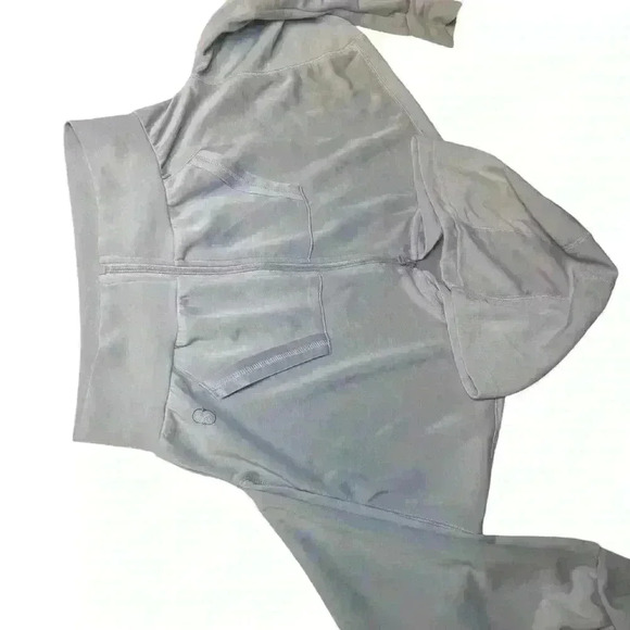 Women’s AS Revival hoodie Sz M; Gray; Crop oversized Super Softness *no string - Picture 3 of 14